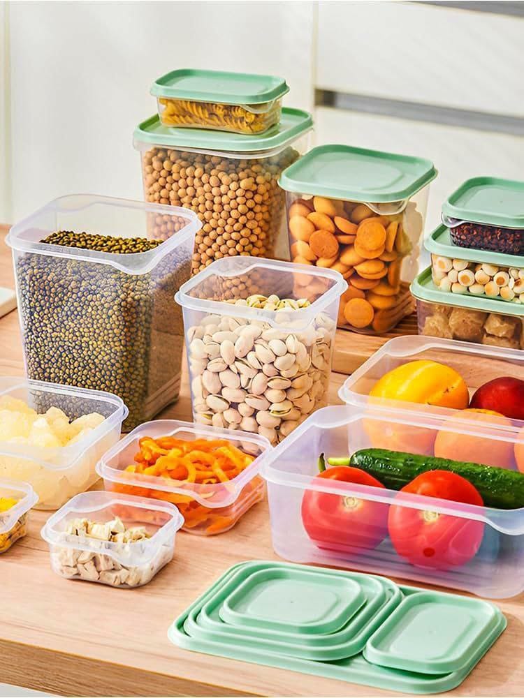 17pcs food storage boxes with  lids