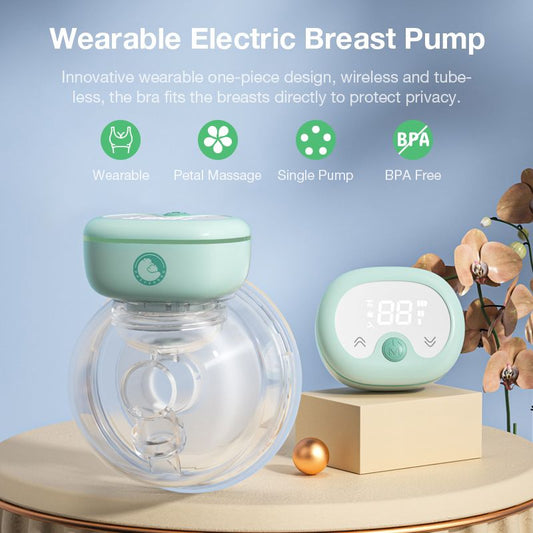 Rechargeable electric breast pump