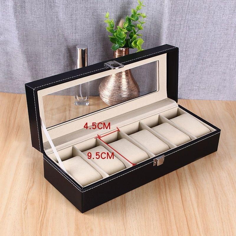 6 slot watch organizer/storage box