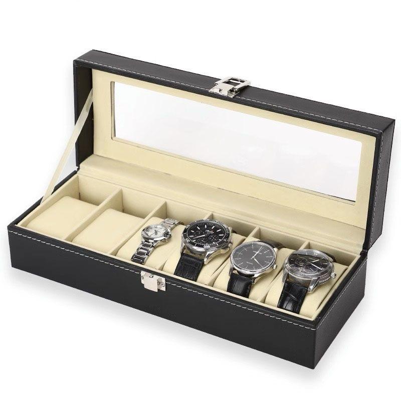 6 slot watch organizer/storage box