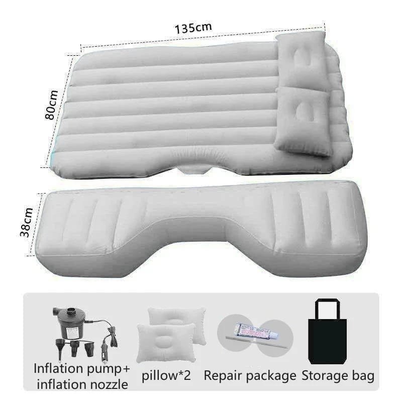 Portable car back seat bed