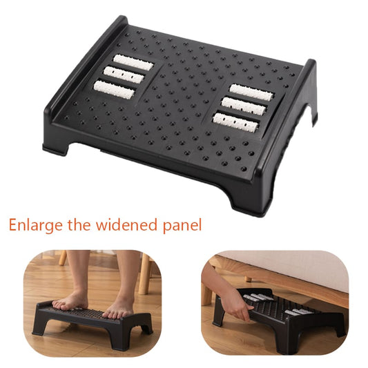 Ergonomic and nonskid footrest