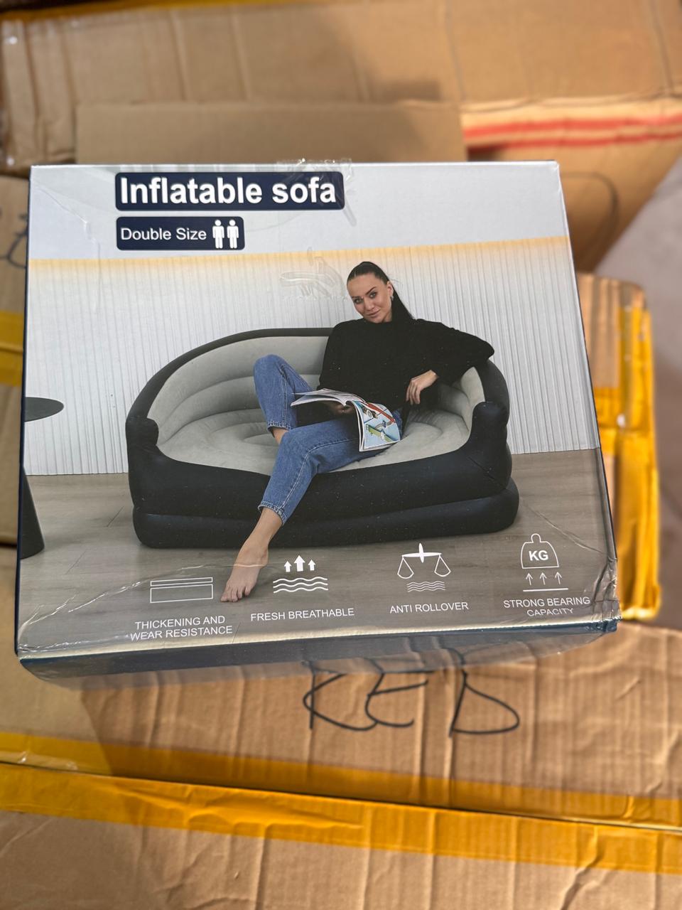 Inflatable 2 seater couch Blow Air sofa