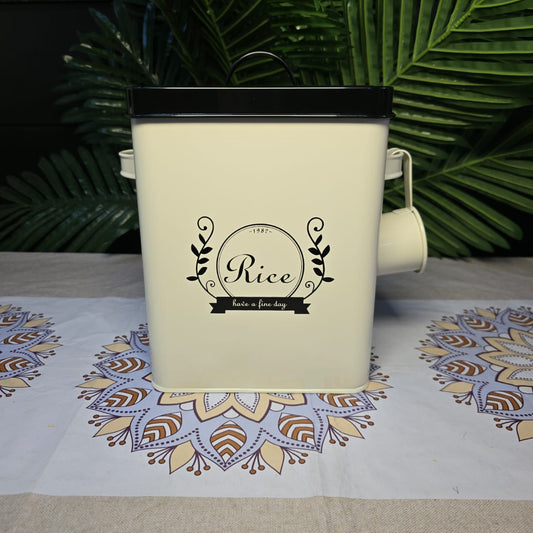 Rice storage container