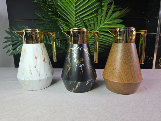 Marble and grey unbreakable flask