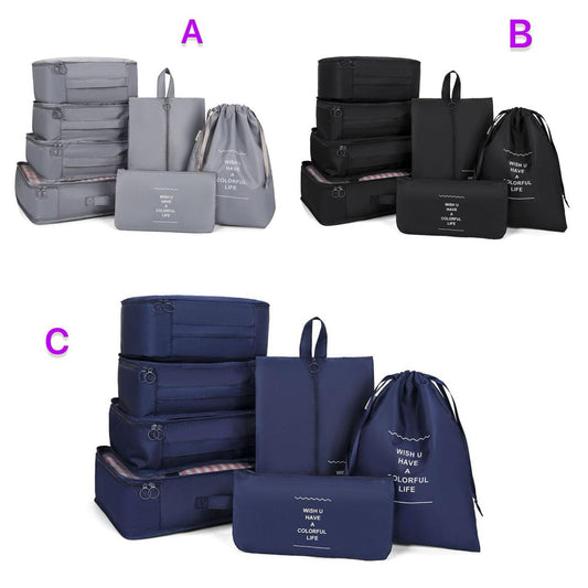 7 pcs luggage organiser
