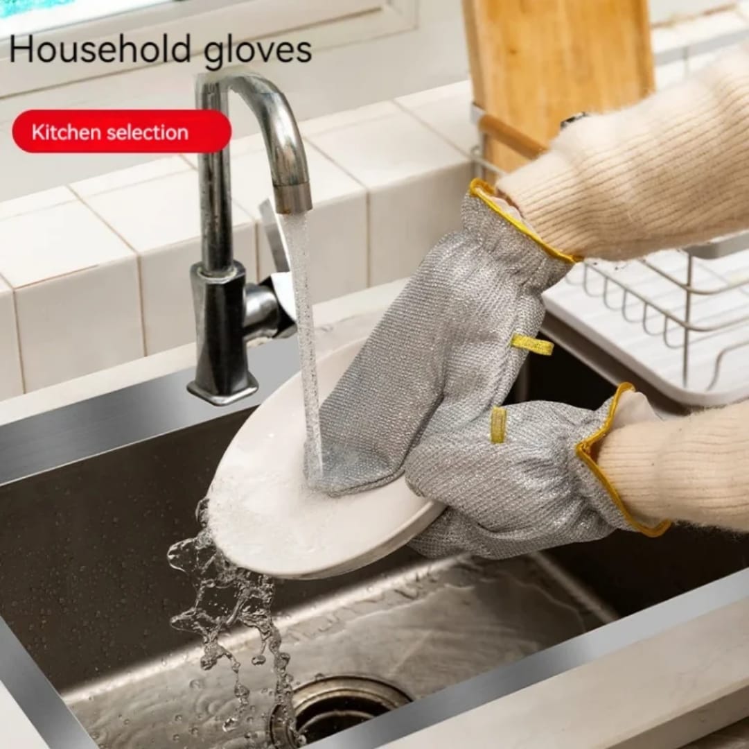Scrubbing gloves