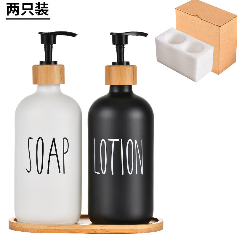 Dual hand soap and lotion