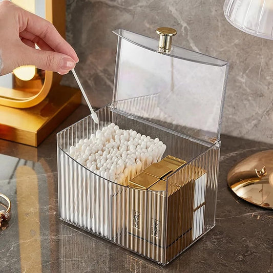 2 compartment Acrylic storage box