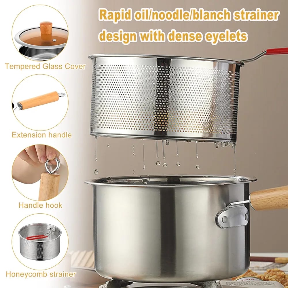 2 in 1 milk frying pot