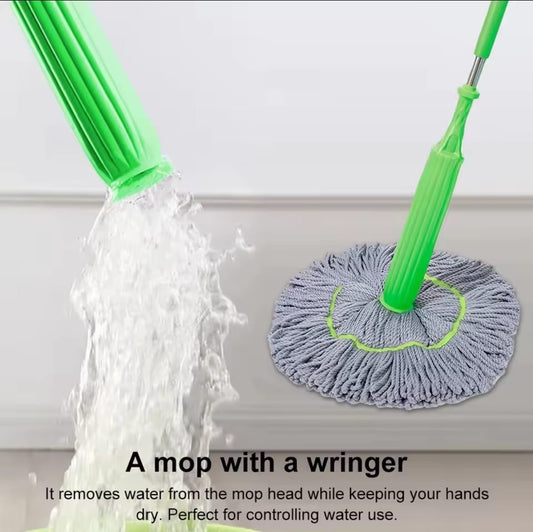 Self wringing twist mop