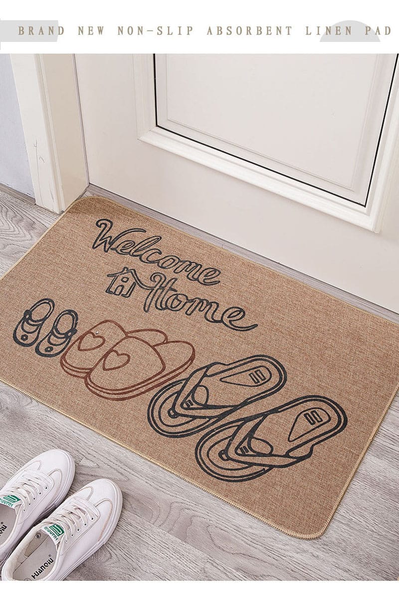 Novelty entry door mat