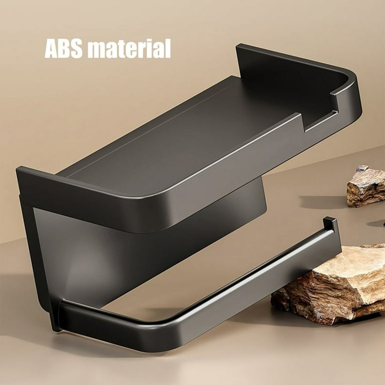 Wall mounted tissue rack