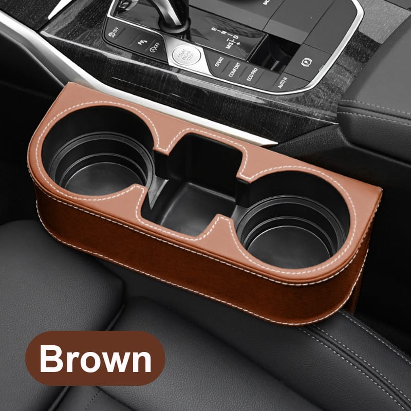 Car cup holder with phone holder
