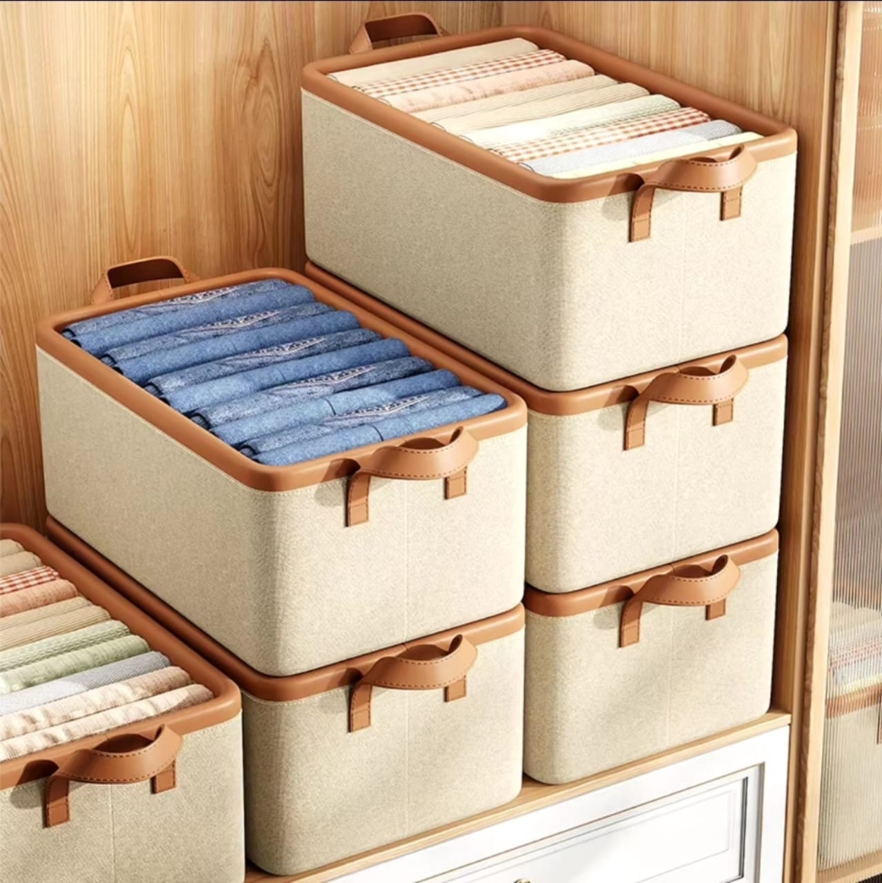 Foldable multipurpose jeans organizer