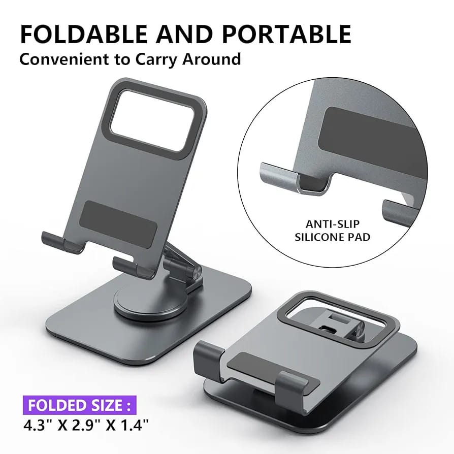 Rotating phone holder