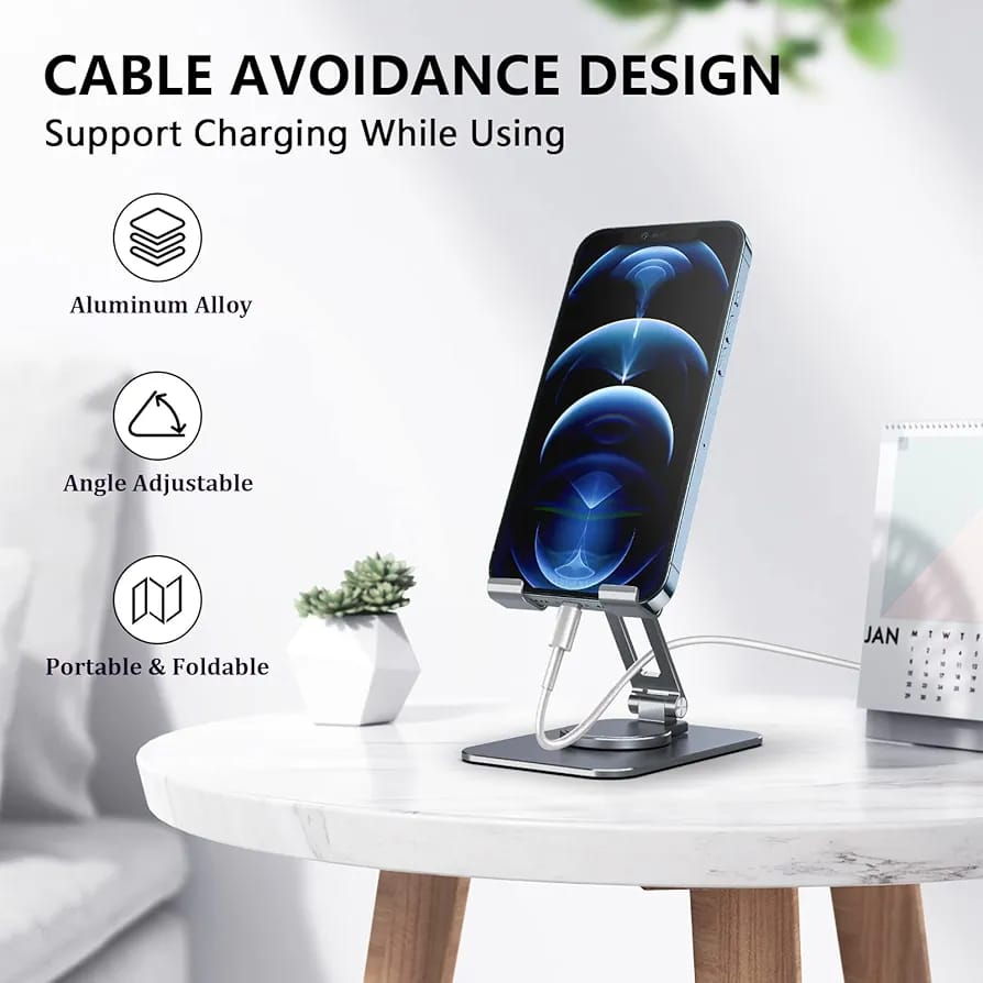 Rotating phone holder