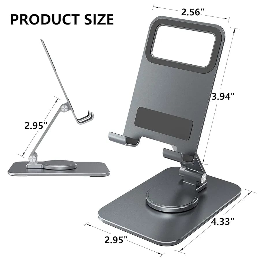 Rotating phone holder