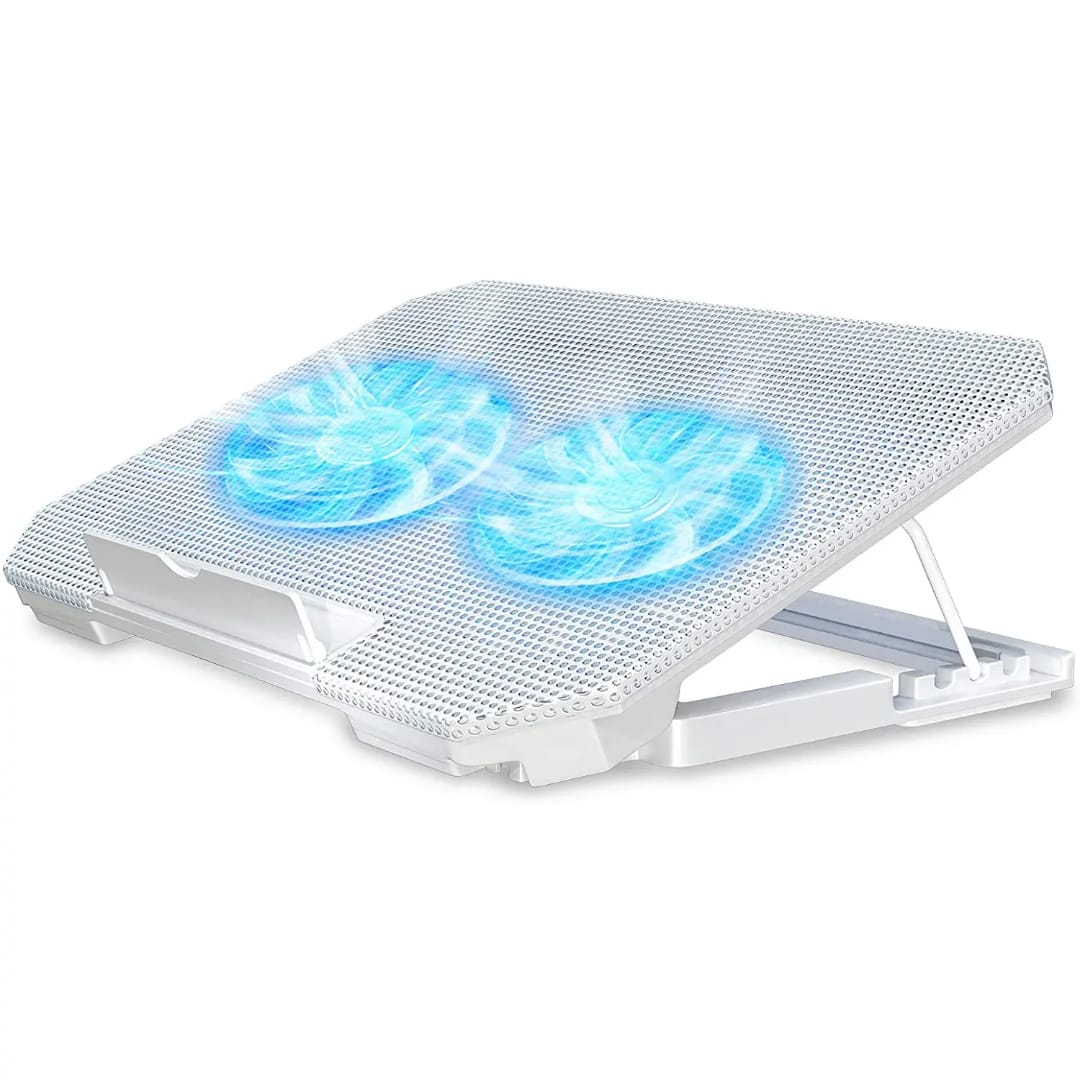 Adjustable laptop cooling pad