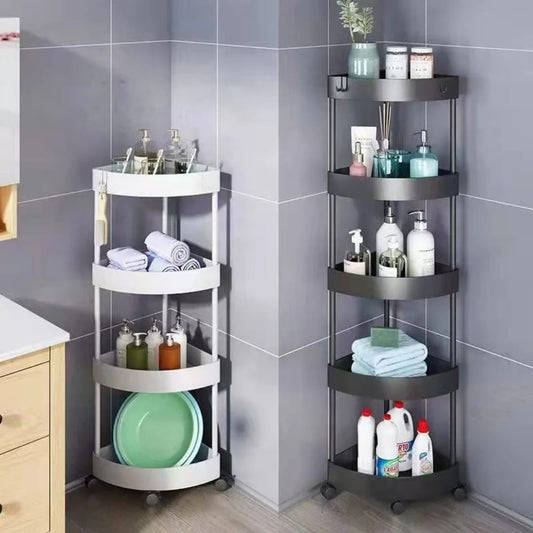 5 layer multi functional corner rack