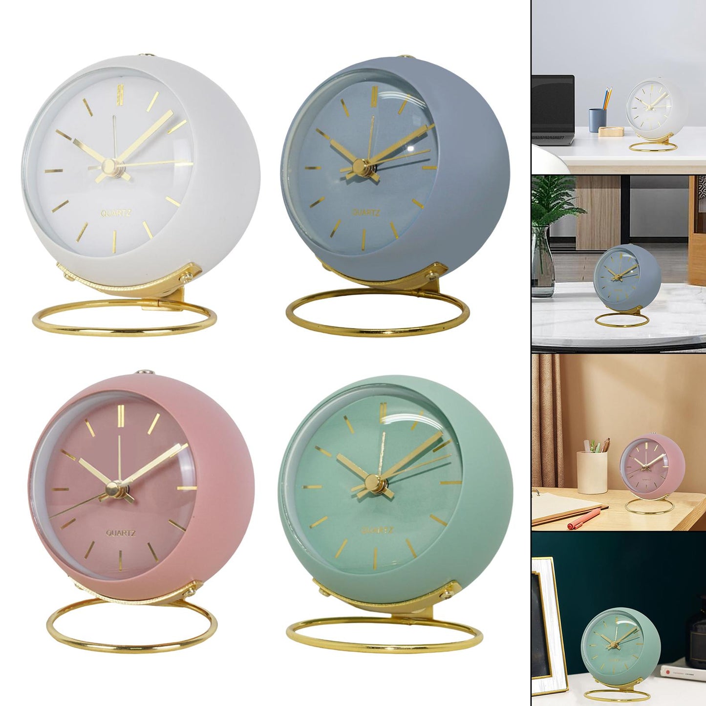 Unique Nordic silent smart Alarm clock desk Digital