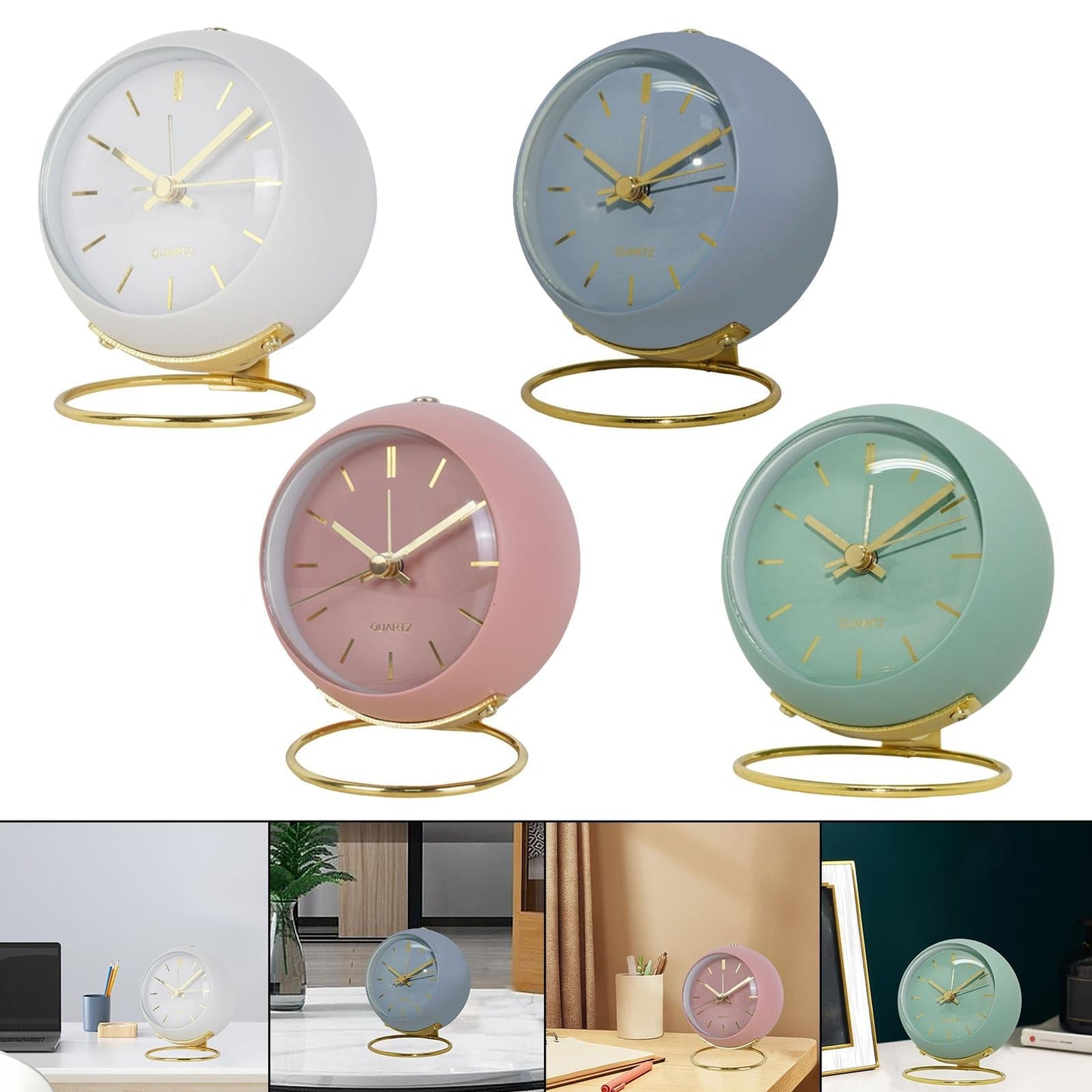 Unique Nordic silent smart Alarm clock desk Digital