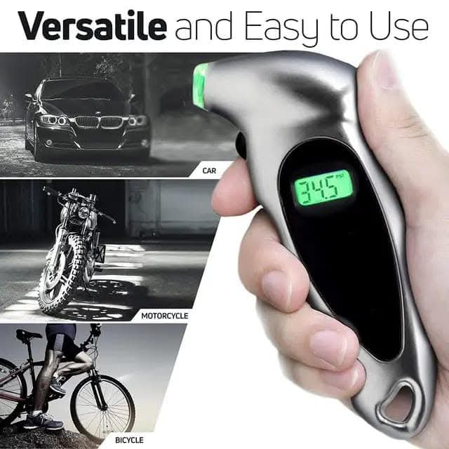 Digital tire pressure gauge