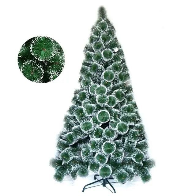 White dot pine christmas tree