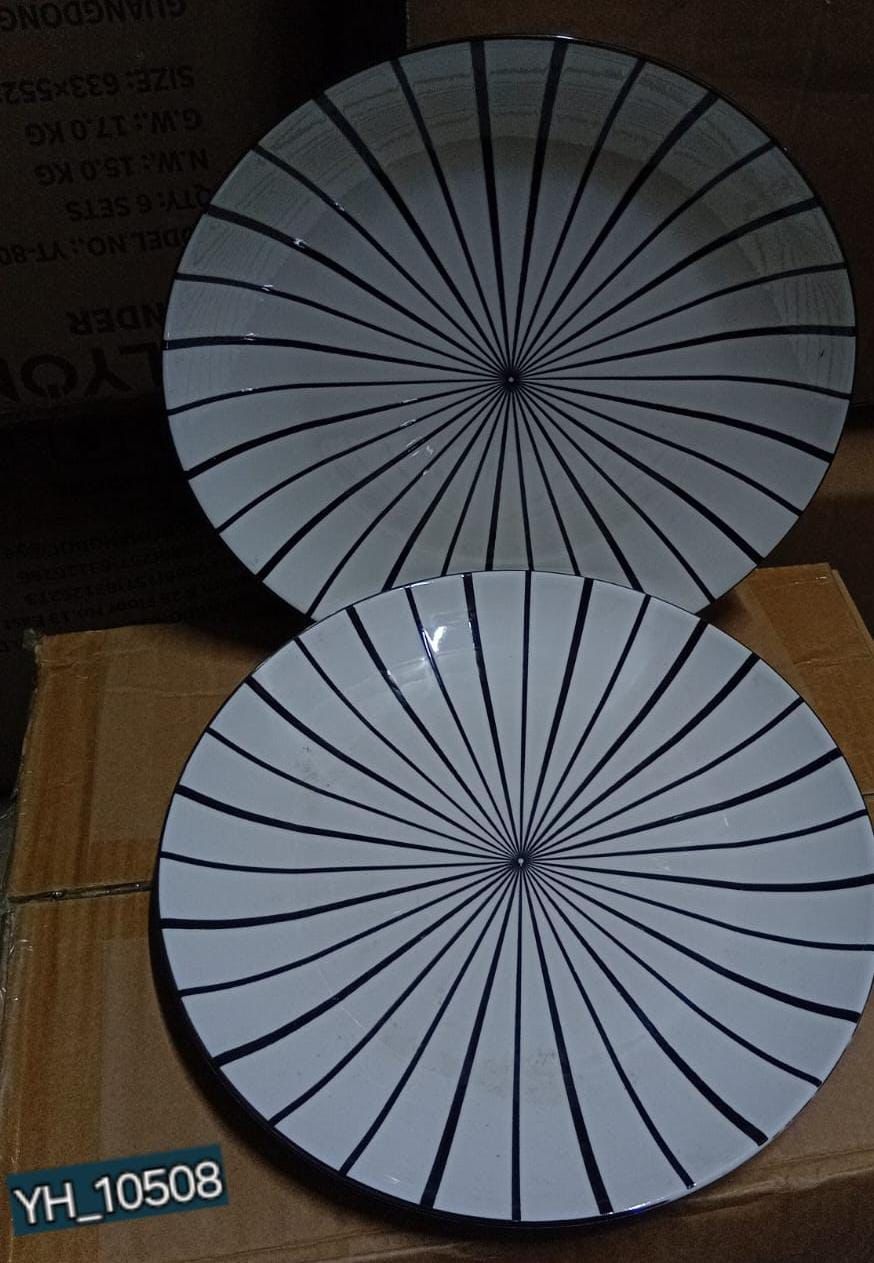 6Pc Ceramic plates set
