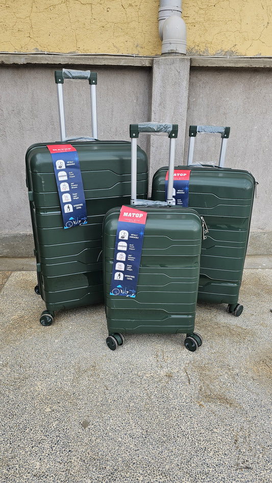 3 in 1 Luxurious Unbreakable Pp Suitcase