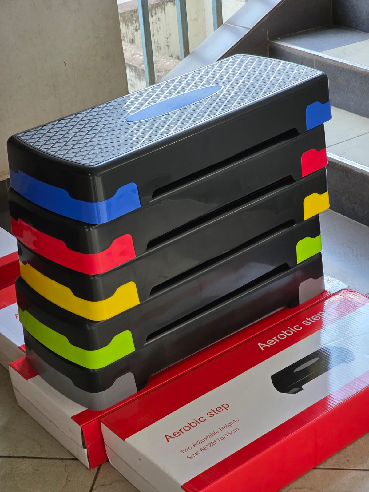Aerobic fitness stepper
