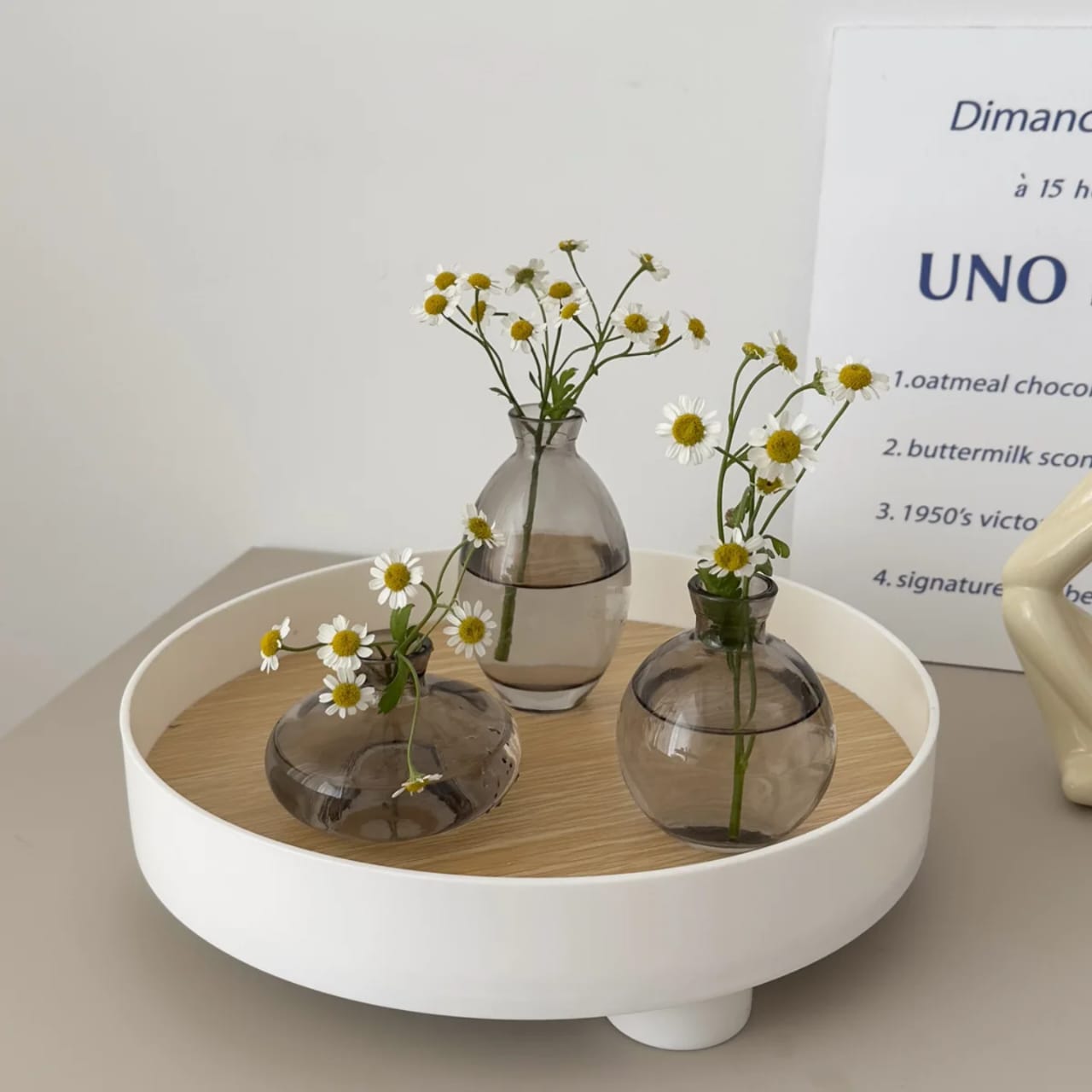 European Style Nordic Pallet Round Tray.