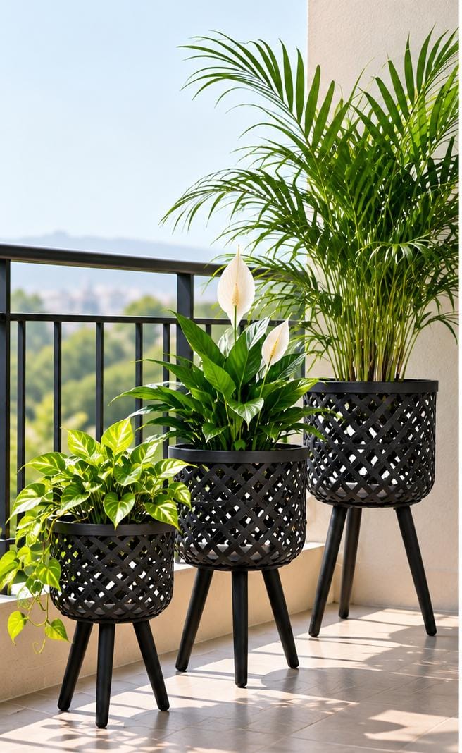 Planter Holder with Tripod Legs, Farmhouse Home Decor