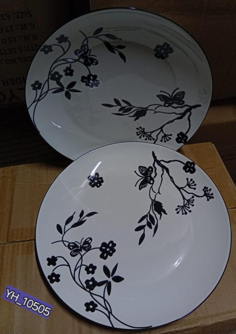 6Pc Ceramic plates set