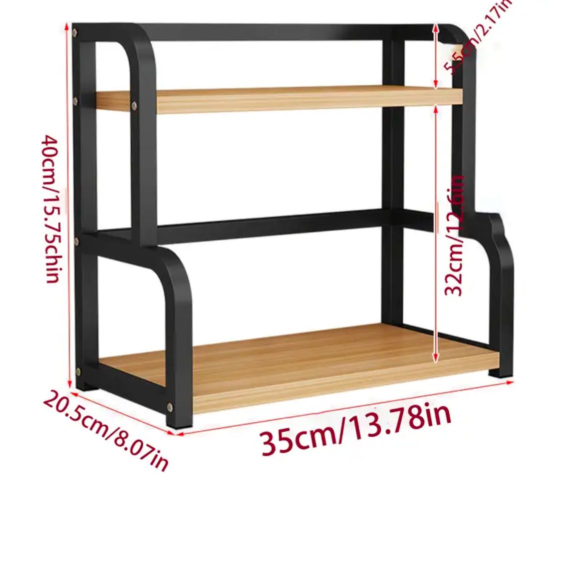 Stainless Steel Kitchen Storage Rack, Countertop Seasoning Multi-layer Storage Rack, Shelf Saving Space