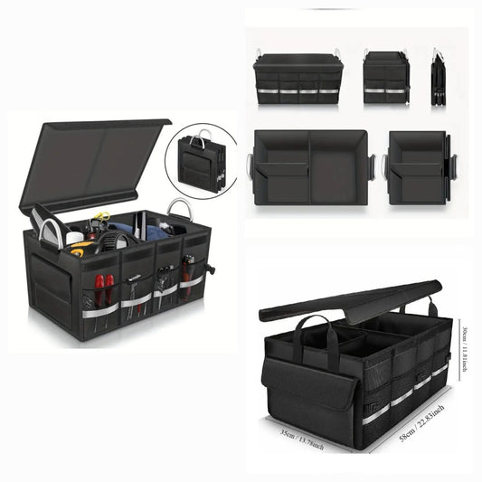 Heavy duty car boot organizer