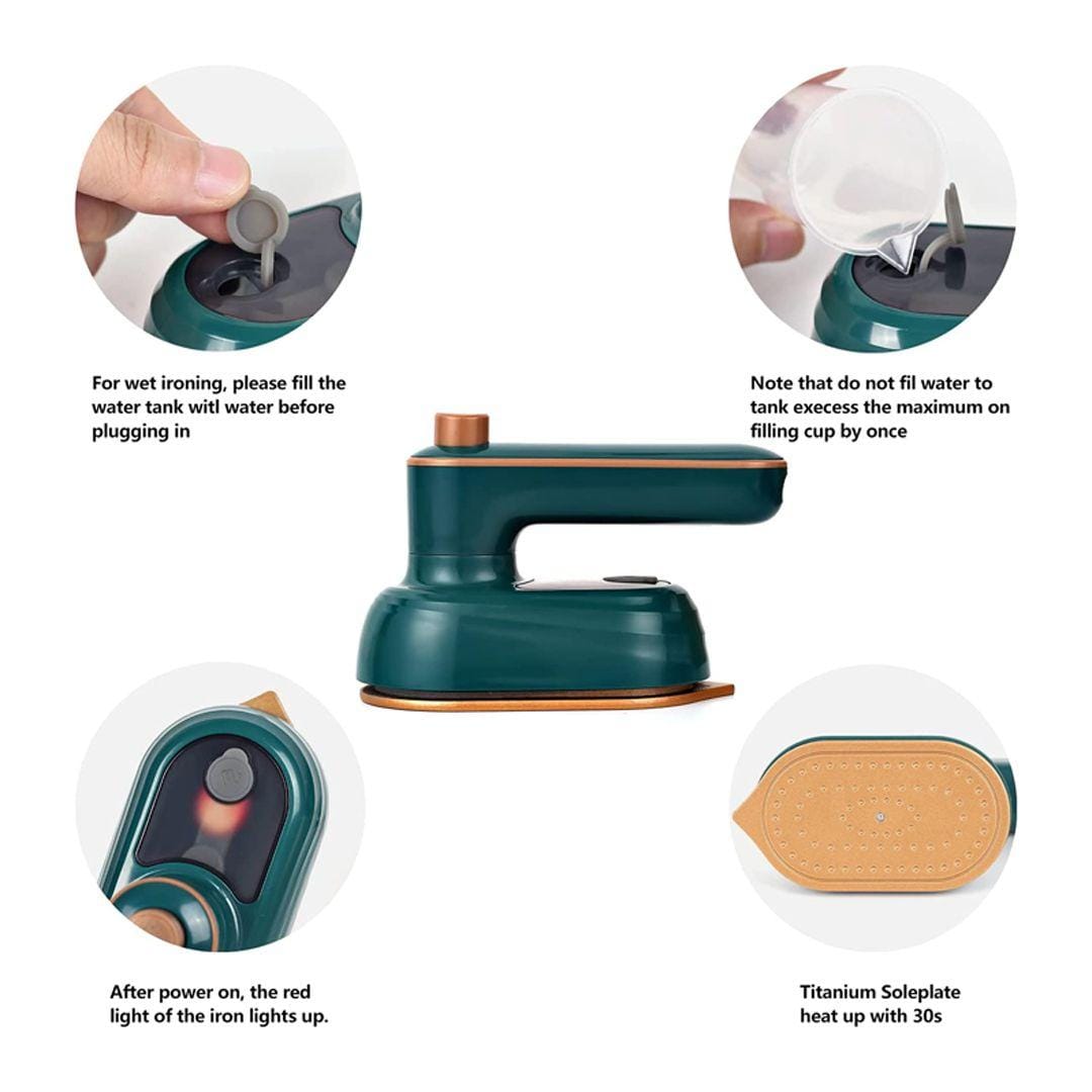 Portable handheld garment steamer