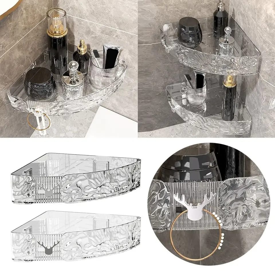 Water Ripple Bathroom Storage Rack