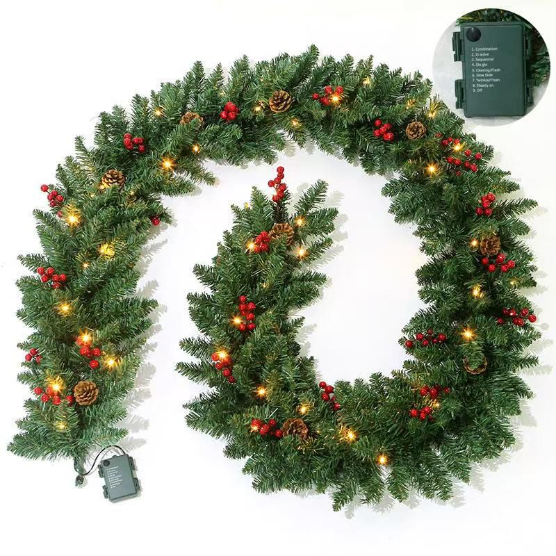 2.5M Green Christmas  Garland