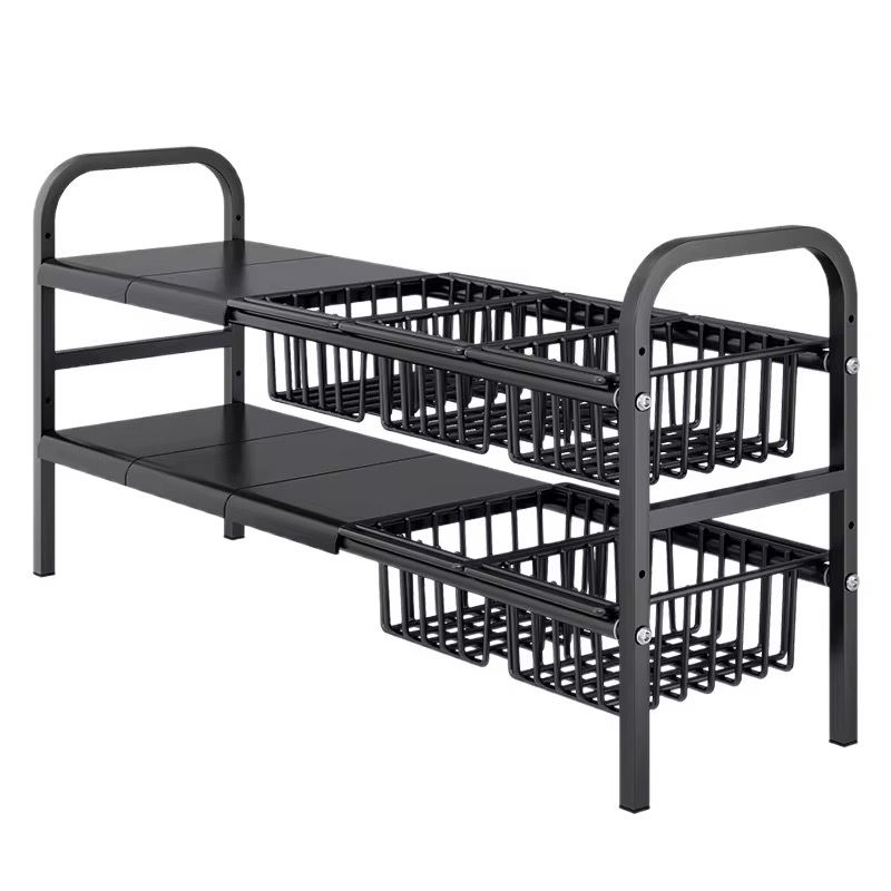 Expandable under-sink organizer (with 5 baskets
