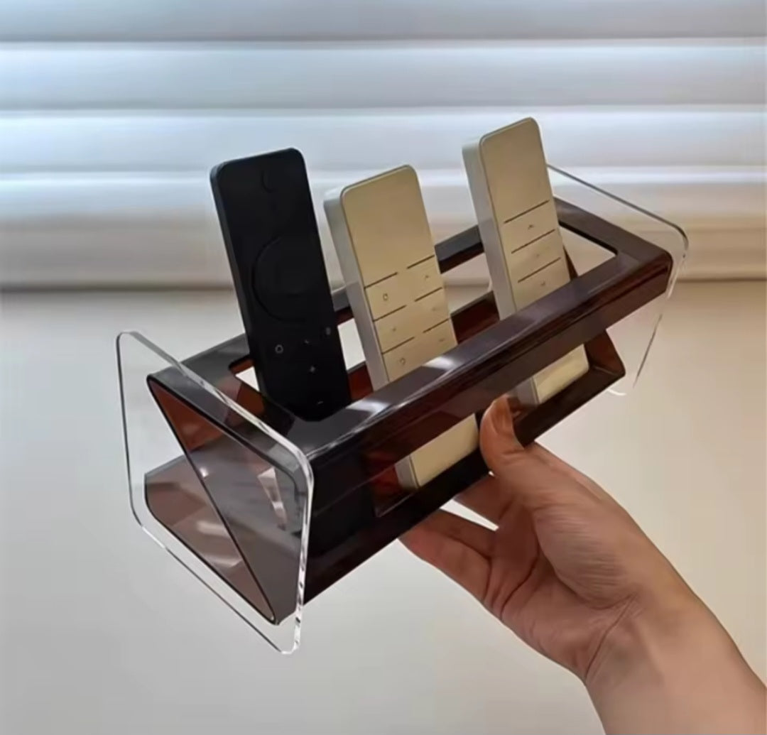 High quality acrylic remote holder.