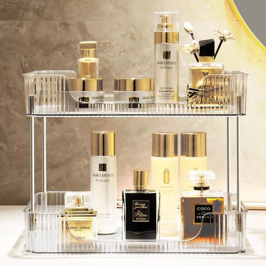 Luxury bathroom storage rack/ cosmetic/make up organizer