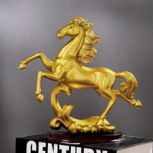 Gold decor horse