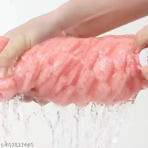 Quality high absorption Coral velvet Cloud grid Kitchen Hand towel
