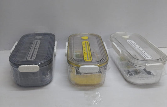 Timekeeping Stackable fridge /storage organizer