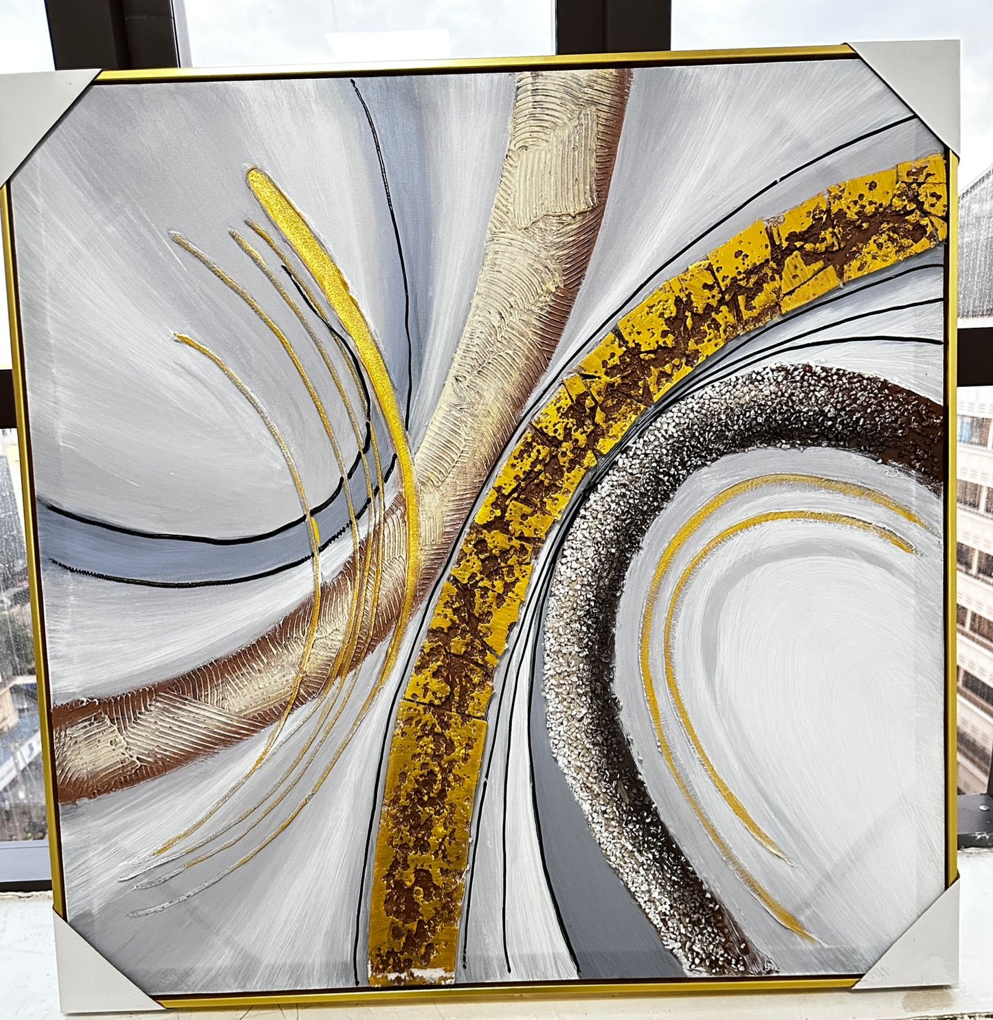 CANVAS TEXTURED OIL PAINTING