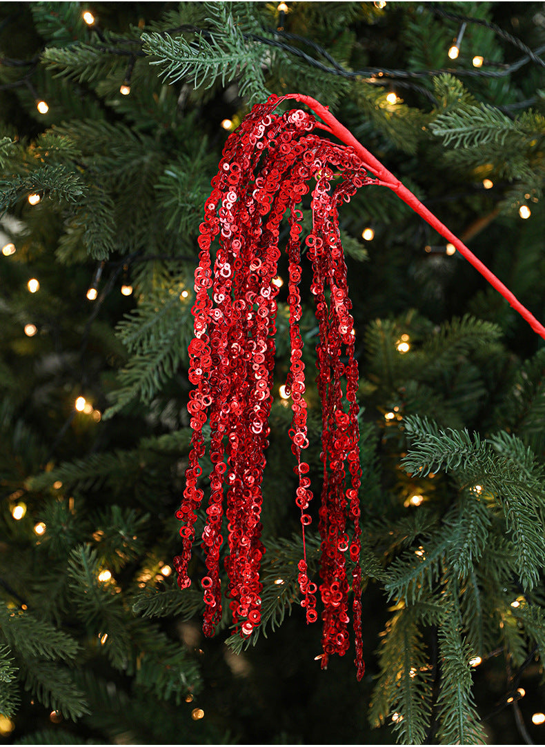 60CM Glitter Twig Ornaments Branches