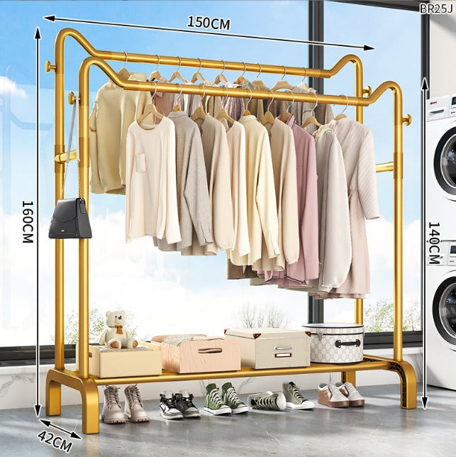 GARMENT RACK FLOOR STANDING CLOTHES RACK/ HANGER