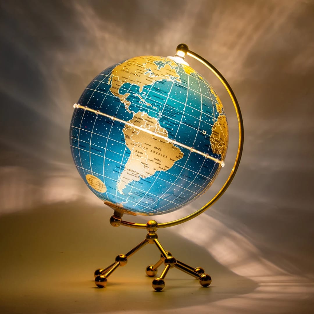 LED World Globe Map