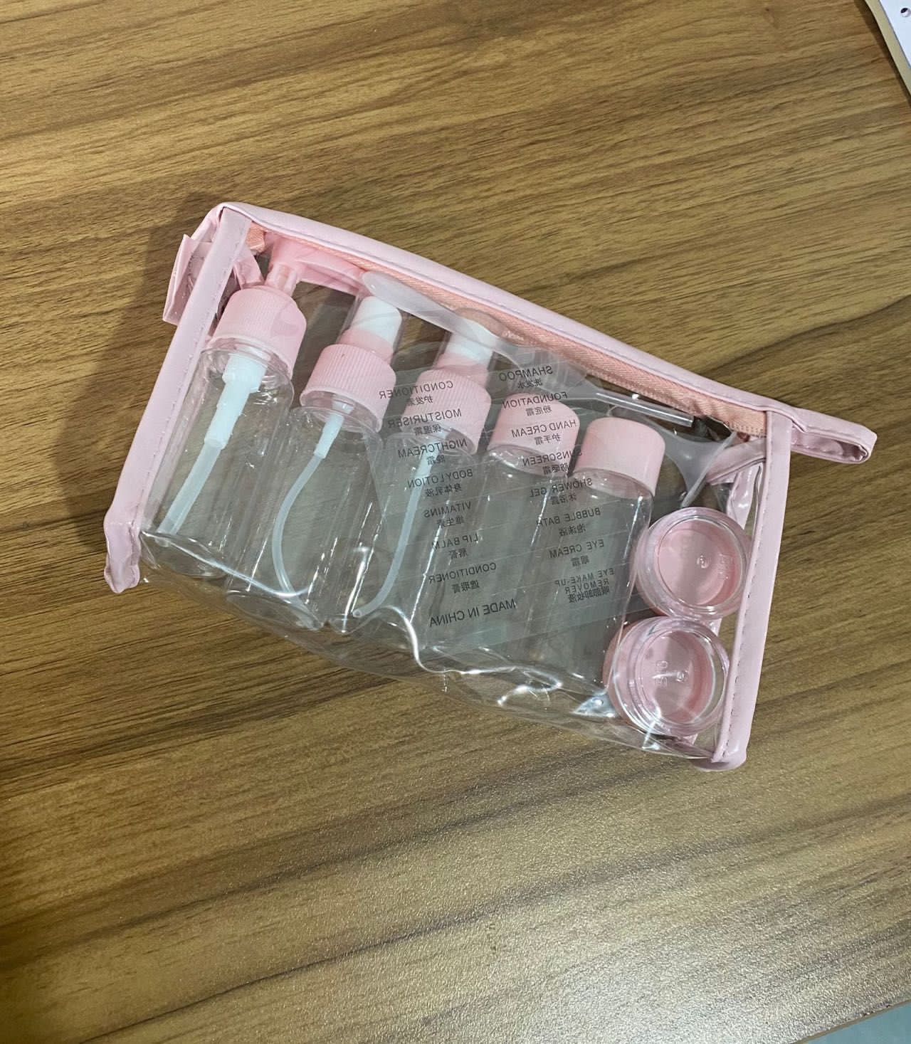 10PCS Refillable Travel Bottles Kit